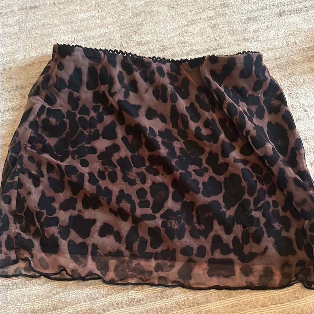 Princess Polly Brown Tan Mini Skirt for Night Out